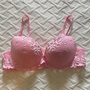Juicy Couture Pink Lace Bra